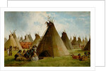 Prairie Indian Encampment, c.1870 by John Mix Stanley