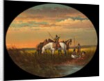 A Halt on the Prairie for a Smoke, c.1870 by John Mix Stanley