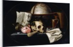 Vanitas Still Life, c.1655 by Johannes Borman