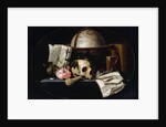Vanitas Still Life, c.1655 by Johannes Borman
