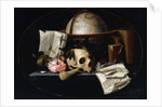 Vanitas Still Life, c.1655 by Johannes Borman