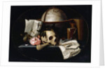 Vanitas Still Life, c.1655 by Johannes Borman
