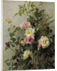 Roses on a Wall, 1877 by George Cochran Lambdin