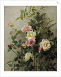 Roses on a Wall, 1877 by George Cochran Lambdin