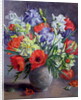 Poppies and Irises, 1991 by Anthea Durose