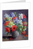 Poppies and Irises, 1991 by Anthea Durose