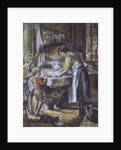 Helping with the Washing Up, 1975 by Anthea Durose