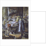 Helping with the Washing Up, 1975 by Anthea Durose