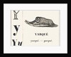 Y for Yarque, 1850 by Louis Simon Lassalle