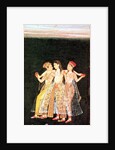A Prince with Two Concubines by Indian School