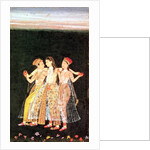 A Prince with Two Concubines by Indian School