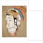 Head of Buddha with a halo by School Chinese