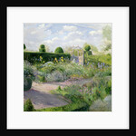 Irises in the Herb Garden, 1995 by Timothy Easton