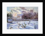 Winter Geese in Church Meadow by Timothy Easton