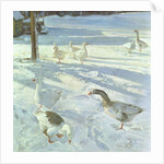 Snowfeeders, 1999 by Timothy Easton