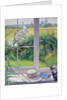 Window Seat and Lily, 1991 by Timothy Easton