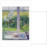 Window Seat and Lily, 1991 by Timothy Easton