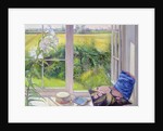 Window Seat and Lily, 1991 by Timothy Easton