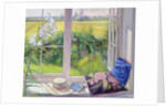 Window Seat and Lily, 1991 by Timothy Easton