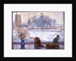 Winter Prospect with Cats by Timothy Easton