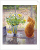 Striped Jug with Spring Flowers, 1992 by Timothy Easton