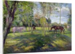 In the Rectory Paddock, 1993 by Timothy Easton
