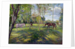 In the Rectory Paddock, 1993 by Timothy Easton