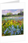 Hoeing Team and Iris Fields, 1993 by Timothy Easton