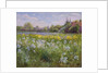 Bonfire and Iris Field, 1993 by Timothy Easton