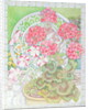 Pot of Geraniums by Lillian Delevoryas