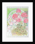 Pot of Geraniums by Lillian Delevoryas