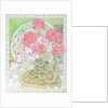 Pot of Geraniums by Lillian Delevoryas