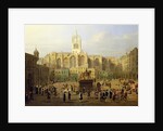 The Parliament Close and Public Figures of Edinburgh, about the End of the 18th Century by Wilkie Nasmyth & Stanfield Roberts