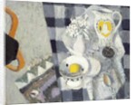 Black and White Checks by Anne Redpath