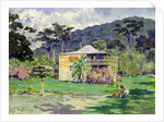 Vailima, 1892, home of Robert Louis Stevenson on Samoa by Count Girolamo Pieri Nerli
