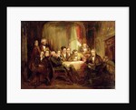 Sir Walter Scott and his Literary Friends at Abbotsford by Thomas Faed