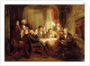 Sir Walter Scott and his Literary Friends at Abbotsford by Thomas Faed