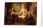 Sir Walter Scott and his Literary Friends at Abbotsford by Thomas Faed