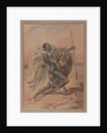 Struggle between a Warrior and a Lion by Alexandre Colin