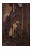 Mont Saint-Michel, Fortified gate in the Abbey, 1881 by Emmanuel Lansyer