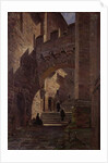 Mont Saint-Michel, Fortified gate in the Abbey, 1881 by Emmanuel Lansyer