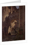 Mont Saint-Michel, Fortified gate in the Abbey, 1881 by Emmanuel Lansyer