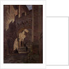 Mont Saint-Michel, Fortified gate in the Abbey, 1881 by Emmanuel Lansyer