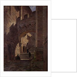 Mont Saint-Michel, Fortified gate in the Abbey, 1881 by Emmanuel Lansyer