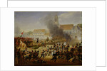 The Battle of Landschut, 21st April 1809 by Louis Hersent