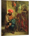 The Turk with a Saddle by Ferdinand Victor Eugene Delacroix