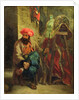 The Turk with a Saddle by Ferdinand Victor Eugene Delacroix