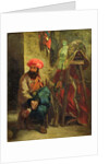 The Turk with a Saddle by Ferdinand Victor Eugene Delacroix
