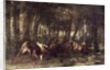 Spring, Stags Fighting, 1861 by Gustave Courbet
