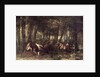 Spring, Stags Fighting, 1861 by Gustave Courbet